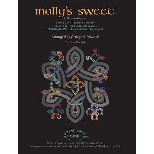 Molly's Sweet CB4 SC/PTS - Three Movement Suite of Traditional Irish Fiddle Tunes by George H. Rowe