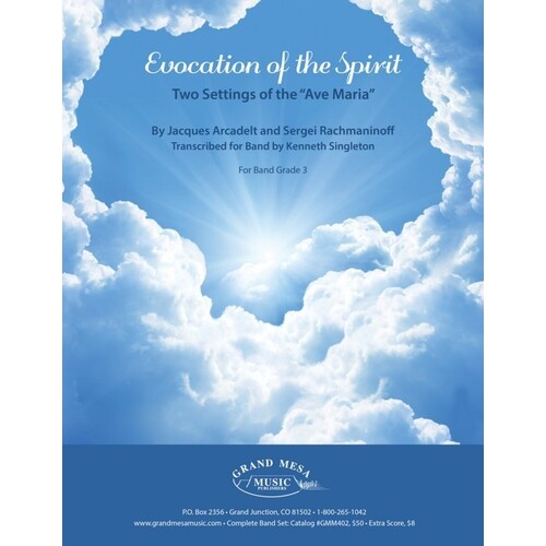 Evocation Of The Spirit Concert Band 3 Score/Parts Book