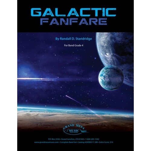 Galactic Fanfare Concert Band 4 Score/Parts