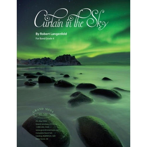 Curtain in the Sky by Robert Langenfeld for Wind Band - Grand Mesa Music
