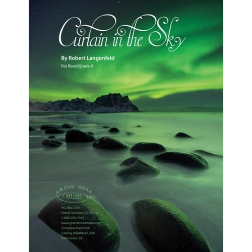 Curtain in the Sky by Robert Langenfeld for Wind Band