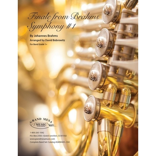 Finale from Brahms Symphony No. 1 Arrangement for Young Band