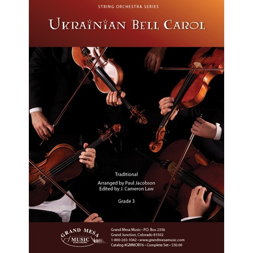 Ukrainian Bell Carol So3 Score/Parts