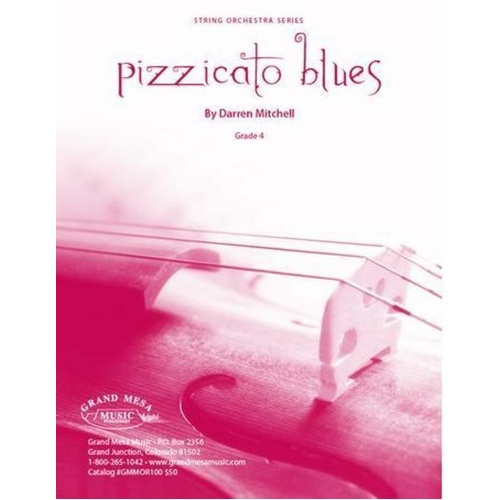 Pizzicato Blues for String Orchestra SC/PTS by Darren Mitchell