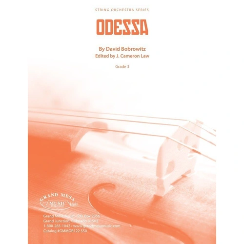 Odessa for String Orchestra SO3 SC/PTS by David Bobrowitz