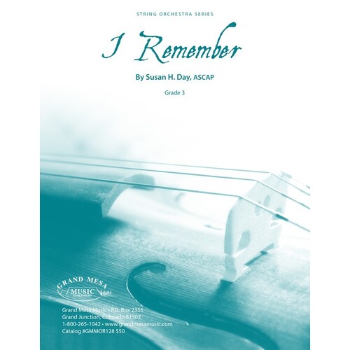 I Remember So3 Score/Parts Book