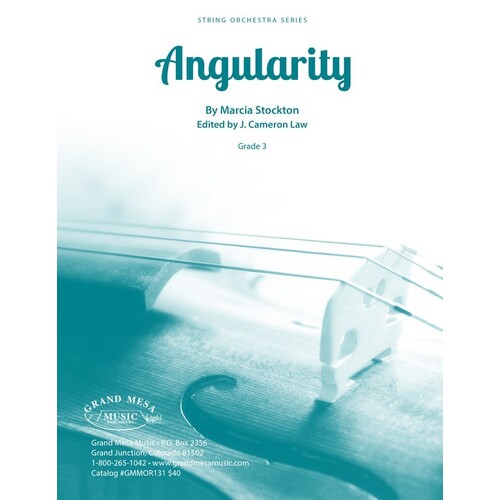 Angularity So3 Score/Parts Book