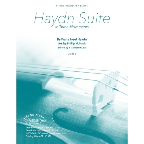 Haydn Suite In Three Movements So2 Score/Parts Book