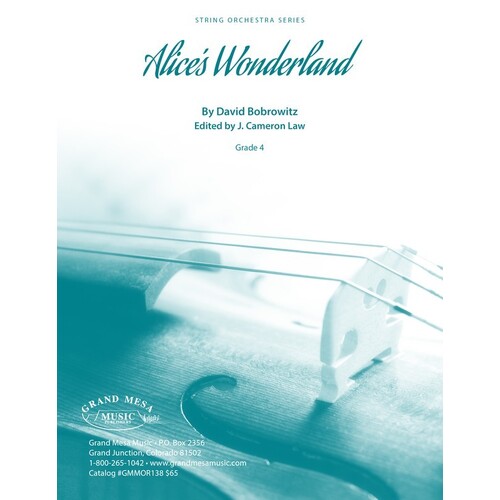 Alices Wonderland So4 Score/Parts Book