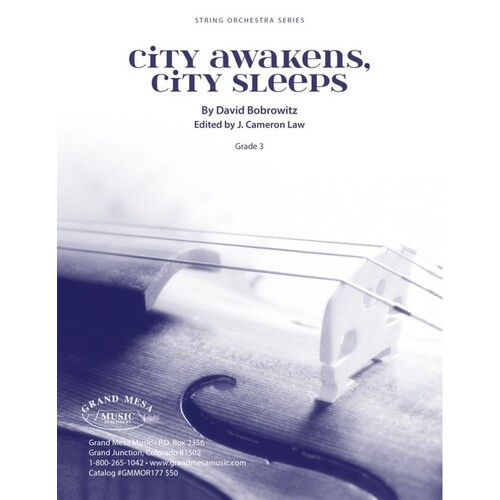 City Awakens City Sleeps So3 Score/Parts Book