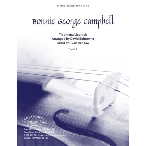 Bonnie George Campbell So2 Score/Parts Book