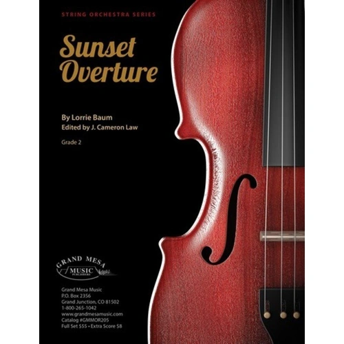 Sunset Overture for String Orchestra SO2 SC/PTS by Lorrie Baum