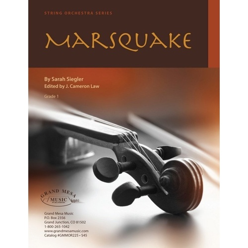 Marsquake for String Orchestra by Sarah Siegler, SC/PTS