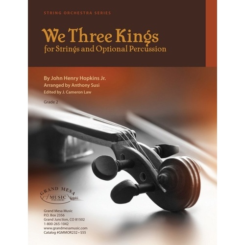 We Three Kings for String Orchestra - SO2/Opt Perc SC/PTS