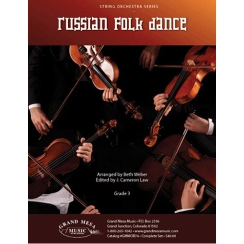 Russian Folk Dance for String Orchestra SO3 SC/PTS by Beth Weber