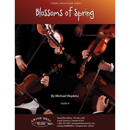 Blossoms Of Spring Score Only (Music Score) Book