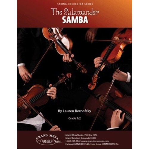 The Salamander Samba for String Orchestra SO0.5 SC/PTS by Lauren Bernofsky