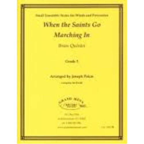 When the Saints Go Marching In Brass Quintet by Joseph Pekas