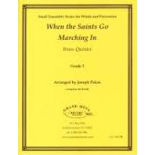 When the Saints Go Marching In Brass Quintet by Joseph Pekas