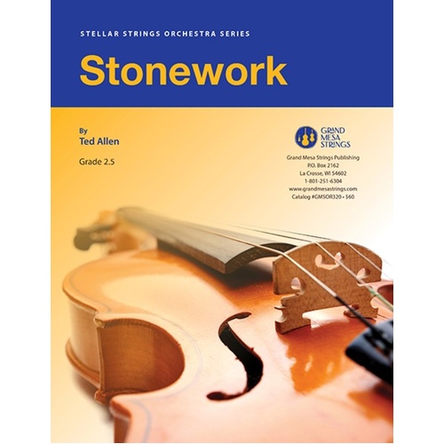 Stonework for String Orchestra SO2.5 SC/PTS by Ted Allen - Grand Mesa Strings