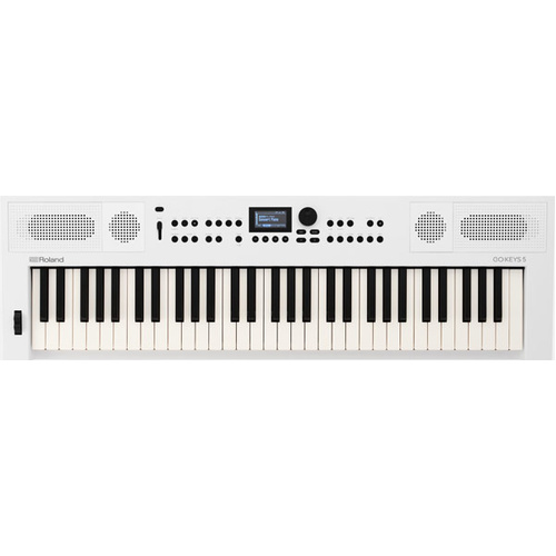 ROLAND GO KEYS 5 Portable Keyboard - Grey Music Creator with Loop Mix, Bluetooth, 61 Keys, and Built-in Sounds