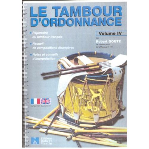 Goute - Le Tambour D'Ordonnance Vol 4 Drums