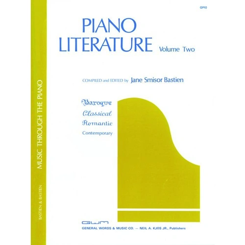 Piano Literature Vol 2 Early Intermediate Grades by Neil A. Kjos Music Company, 32 Pages