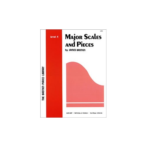 Major Scales and Pieces 4 for Piano - 32 Pages, Neil A. Kjos Music Company