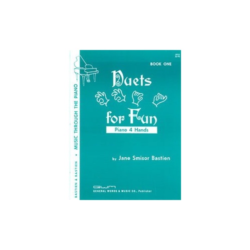 Duets for Fun Book 1 - Piano Duet Sheet Music, 16 Pages, Neil A. Kjos Music Company