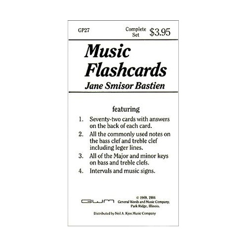 James Bastien Theory Flash Cards by Neil A. Kjos Music Company, 72 Pages