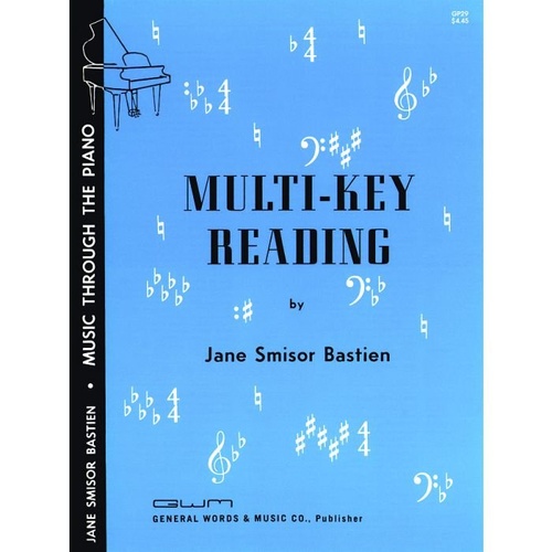 Multi Key Reading by Neil A. Kjos Music Company - Piano Method, 64 Pages