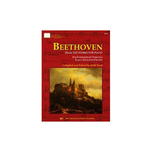 Beethoven - Selected Works for Piano, Ed Snell, 64 Pages, Neil A. Kjos Music Company