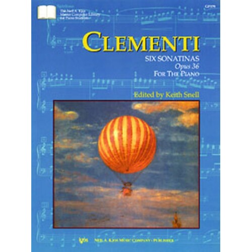 Clementi - 6 Sonatinas Op 36 Ed Snell (Softcover Book)