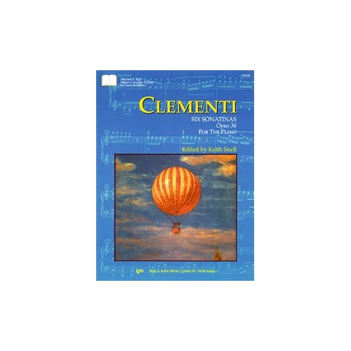 Clementi - 6 Sonatinas Op. 36 by Muzio Clementi, Kjos Music, 48 Pages, Piano