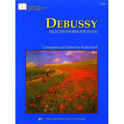 Debussy: Selected Works for Piano, Edited by Ed Snell, 64 Pages, Neil A. Kjos Music Company