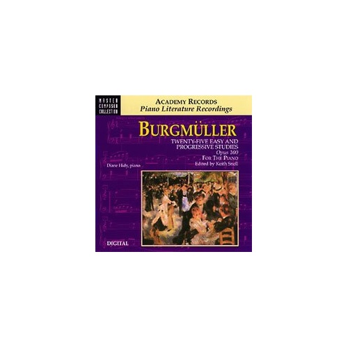 Progressive Studies 25 Op 100 CD for Piano