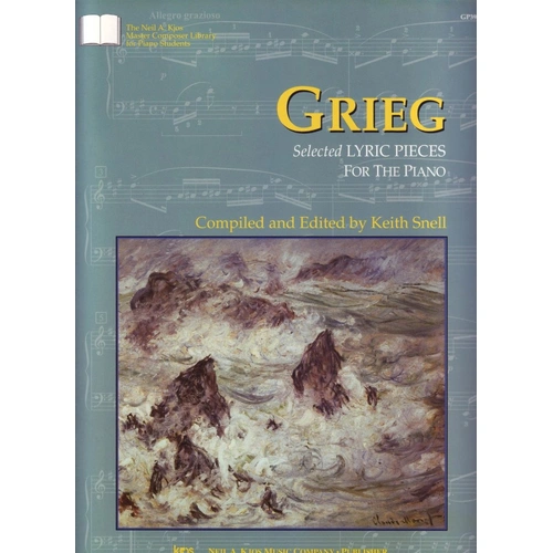 Grieg Selected Lyric Pieces for Piano, 44 Pages, Edvard Grieg, Neil A. Kjos Music Company