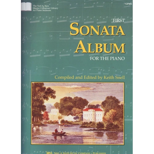 First Sonata Album for Piano - Haydn, Mozart, Beethoven, 126 Pages