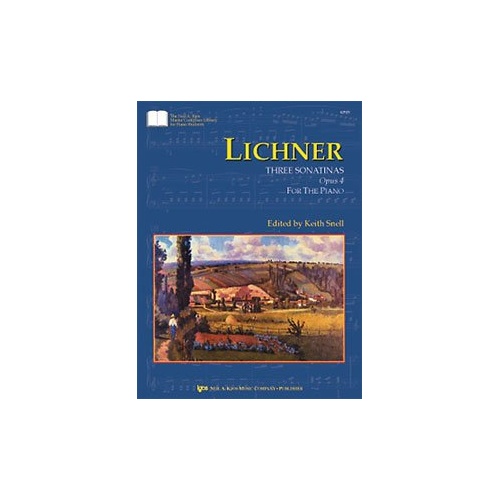 Lichner: Three Sonatinas Opus 4 for Piano, Neil A. Kjos Music Company
