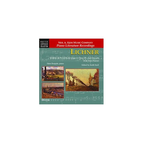 Lichner: Three Sonatinas Op. 4, Op. 49, Op. 66 (CD)