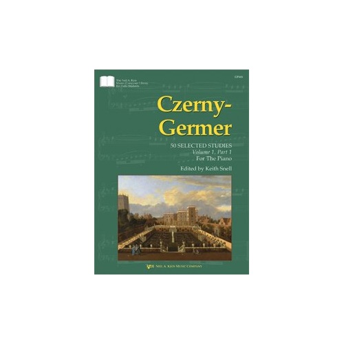 Czerny-Germer 50 Selected Studies Vol 1 Part 1 for Piano - 64 Pages