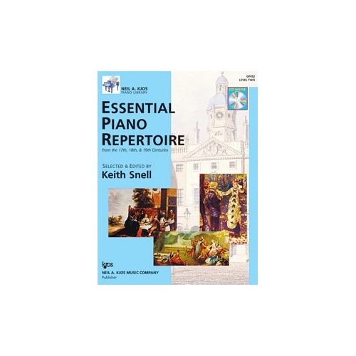 Essential Piano Repertoire Level 2 Book/CD 17th-19th Century 40 Pages