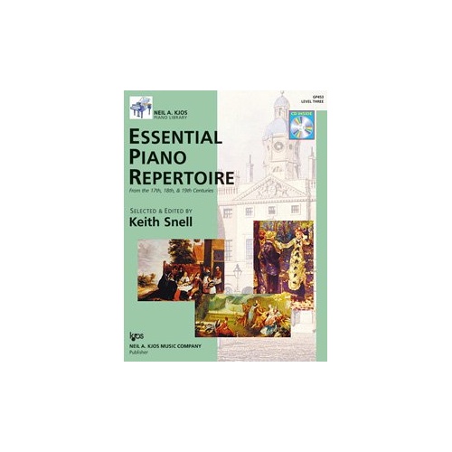 Essential Piano Repertoire Level 3 Book/CD 17th-19th Century