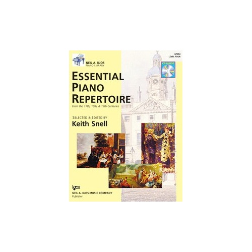 Essential Piano Repertoire Level 4 Book/CD 17th-19th Century