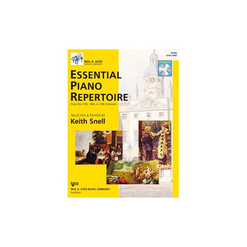 Essential Piano Repertoire Level 9 Book/CD 17th/18th/19th Century