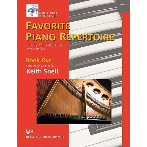 Keith Snell Favourite Piano Repertoire Book 1, 112 Pages, Neil A. Kjos Music Company