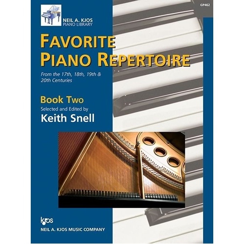 Favourite Piano Repertoire Book 2 by Keith Snell, 272 Pages, Neil A. Kjos Music Company