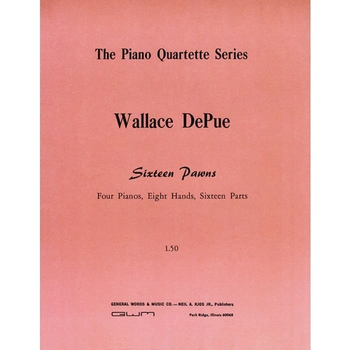 Sixteen Pawns by Neil A. Kjos Music Company - Piano Sheet Music, 4 Pages