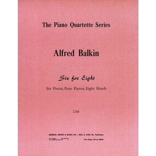 Six For Eight by Neil A. Kjos Music Company - Piano Sheet Music