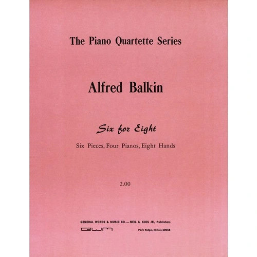 Six For Eight - Piano Music by Neil A. Kjos Music Company, 1 Page